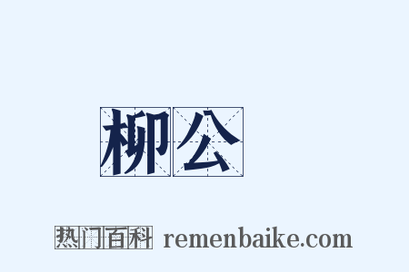 柳公權是什么意思的图片